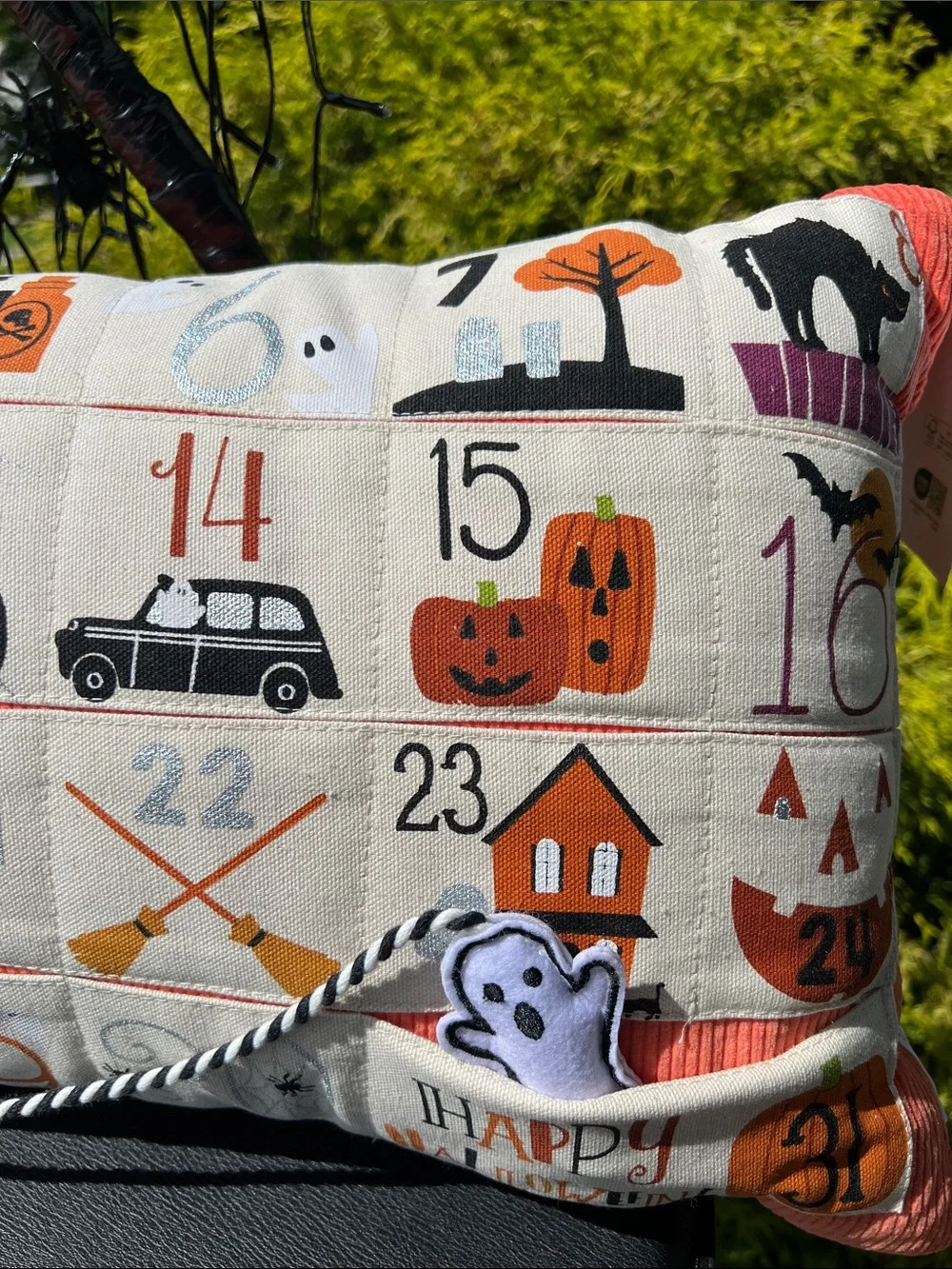 Isaac Mizrahi Countdown To Halloween Pillow